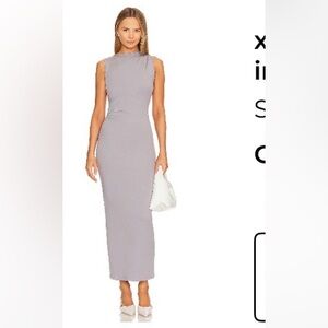 SNDYS x Revolve Maya Ruched Midi Dress
